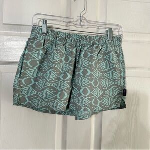 Patagonia Women's Athletic Shorts in Gray and Blue
